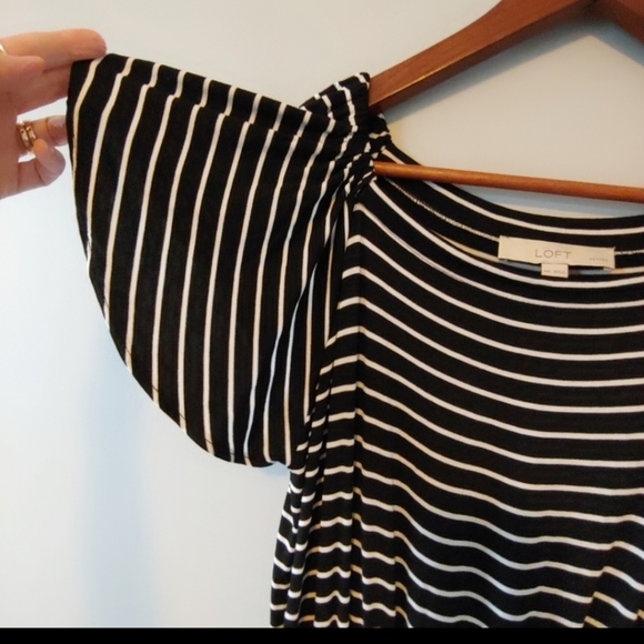 Loft Ann Taylor Midi Dress Petite Medium. - Picture 4 of 7